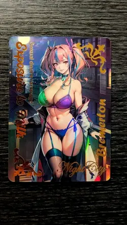 Bremerton Azur Lane X Goddess Story Doujin Holo Card Anime Waifu Tcg Ccg Agc - Image 2