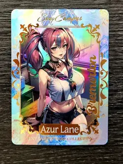 Bremerton Azur Lane X Goddess Story Doujin Holo Card Anime Waifu - Image 3