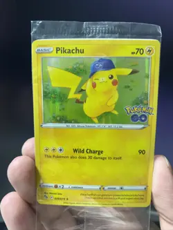 Pokemon Go Pikachu GameStop Promo Card 028/078 Still In Wrapper NM/Mint - Image 1