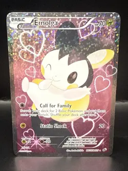Pokemon TCG Emolga RC23/RC25 Legendary Treasures Radiant Collection Holo Card - Image 1
