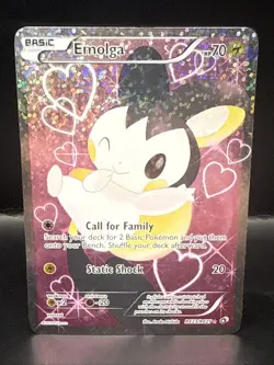Pokemon TCG Emolga RC23/RC25 Legendary Treasures Radiant Collection Holo Card - Image 2