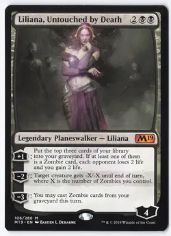 Liliana, Untouched by Death M Core Set 2019 106 LP - Image 1