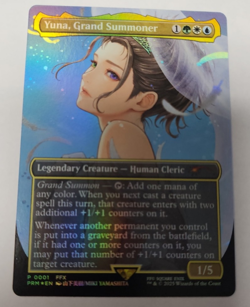 MAGIC THE GATHERING MTG - YUNA, GRAND SUMMONER - FINAL FANTASY FOIL PROMO - Image 1