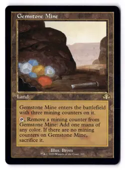 Gemstone Mine NM* RETRO Dominaria Remastered ENGLISH 395 mtg -UnltdCards - Image 1