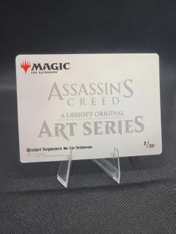 MTG Art Series Assassins Creed 3/20 Gold Stamped Restart Sequence NM - Image 2