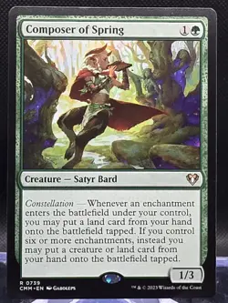 Composer of Spring #739 Commander Masters Regular Rare - Image 1