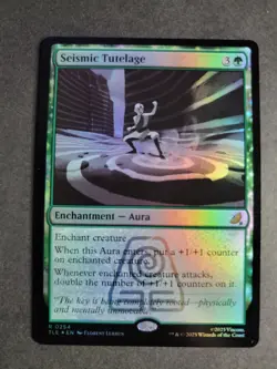 Seismic Tutelage (Foil) Rare MTG Avatar Eternal - Image 1
