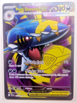 Mega Sharpedo EX 113/094 Full Art English - Phantasmal Flames - Pokemon TCG - Image 1