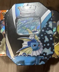 Pokemon Eevee Evolutions Tin Bundle - Flareon V, Vaporeon V, Jolteon V - Sealed 820650809057 - Image 2