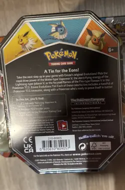 Pokemon Eevee Evolutions Tin Bundle - Flareon V, Vaporeon V, Jolteon V - Sealed 820650809057 - Image 5