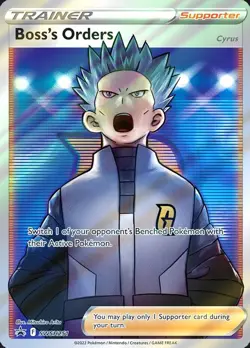 NM-Mint, English - 1 x Pokemon Boss's Orders - SWSH251 - Full Art Promo Sword an - Image 1