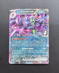 Marnie's Grimmsnarl ex 136/182 Pokemon TCG Destined Rivals NM - Image 1