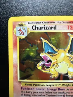 Original 1999 Pokemon Charizard Holo Base Set 4/102 Near Mint Nm - Image 2