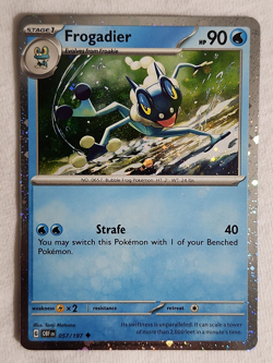 Frogadier #057 Obsidian Flames Cosmos Holo Pokemon TCG 2023 - Image 1
