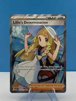Lillie's Determination 169/132 Ultra Rare Pokemon Mega Evolution - Image 1