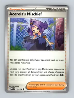Pokemon TCG - Mega Evolution (MEG EN) Acerola's Mischief - #113/132 - Image 1