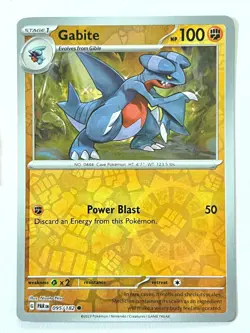 Gabite 095/182 Reverse Holo Uncommon Paradox Rift Pokemon - Pack Fresh Near Mint - Image 1