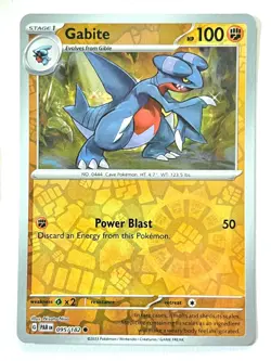 Gabite 095/182 Reverse Holo Uncommon Paradox Rift Pokemon - Pack Fresh Near Mint - Image 5
