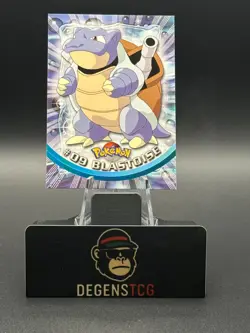 Pokemon Topps Blastoise #09 Non Holo Red Logo - Image 1