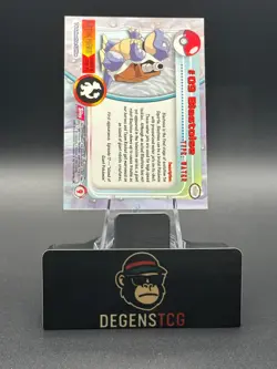Pokemon Topps Blastoise #09 Non Holo Red Logo - Image 2