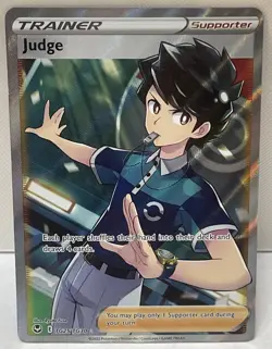 Pokemon Judge TG25/TG30 Silver Tempest Sword & Shield Trainer Gallery - Image 1