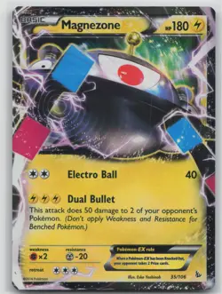 Pokemon Card Magnezone EX Ultra Rare XY - Flashfire 35/106 LP - Image 1