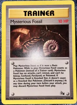 Pokemon Trainer Mysterious 62/62 Base Set Card NM - Image 1