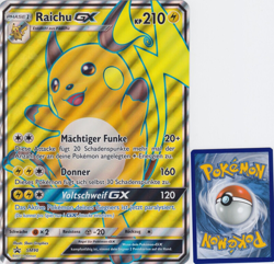 Pokemon XXL Jumbo Karte Raichu GX SM90 Promo - Deutsch - Oversized Card - Image 1