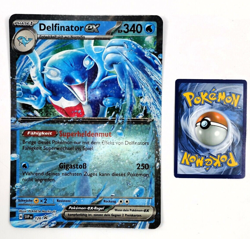 Pokemon XXL Jumbo Karte Delfinator ex SVP 126 Promo - Deutsch - Oversized Card - Image 1