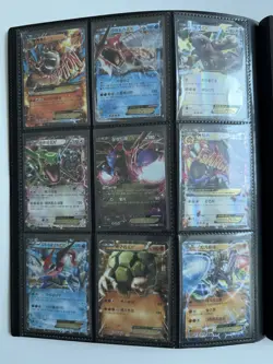 Korean pokemon 72 Cards lot binder collection Full Art Bundle EX SR GX Promo - Image 3