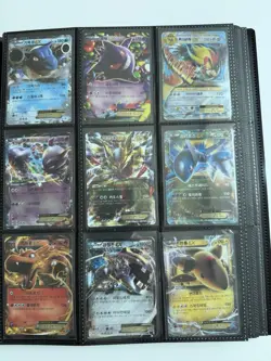 Korean pokemon 72 Cards lot binder collection Full Art Bundle EX SR GX Promo - Image 4