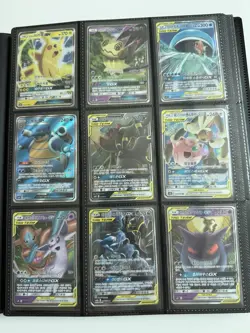 Korean pokemon 72 Cards lot binder collection Full Art Bundle EX SR GX Promo - Image 5