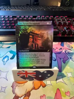 MTG - Fire Nation Occupation (0187 - Extended Art, FOIL) - Image 1