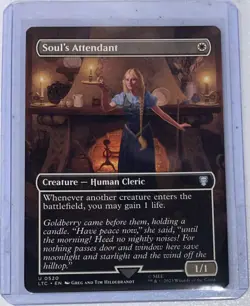 MTG Soul's Attendant (Borderless) - The Lord of the Rings (LTC) NM U 520 - Image 1