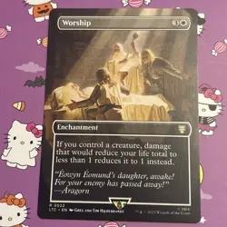 Worship (Borderless) Commander: the Lord of the Rings: Tales of Middle-Earth... - Image 1