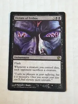 Dictate Of Erebos MTG EDH Commander Black Rare MAGIC MP - Image 1
