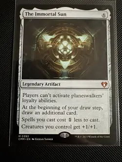 The Immortal Sun #393 (NM) Commander Masters CMM Magic MTG NEAR MINT - Image 1