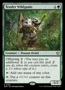 NM Tender Wildguide, MTG, Bloomburrow, Magic the Gathering, 196 - Image 1