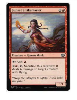 MTG - NM - Sunset Strikemaster - Tarkir: Dragonstorm 126 - Image 1