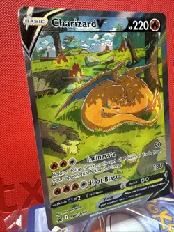 Charizard V SWSH260 Black Star Promo Pokemon Card Holo NM - Image 2