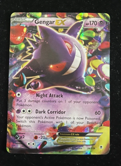 Gengar EX 34/119 Pokemon TCG Ultra Rare Holo XY Phantom Forces NM - Image 1