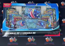 Pokemon TCG Greninja ex & Kingdra ex Special Collection (Ready To Ship) - Image 1