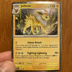 Jolteon #169 Holo SV Black Star Promo - Scarlet & Violet Pokemon Card NM - Image 1