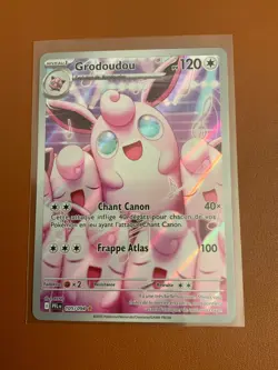 Carte Pokemon Grodoudou AR 105/094 ME02 Flammes Fantasmagoriques FR Neuf - Image 1
