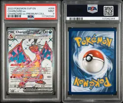 2023 POKEMON SVP EN-SV BLACK STAR PROMO | CHARIZARD ex PREMIUM PSA 9 - Image 3