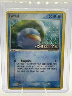 Lotad - 35/107 - Pokemon Ex Deoxys Reverse Holo Rare - Image 1