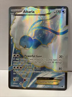 Pokemon TCG Altaria EX Full Art Ultra Rare Holo 123/124 2016 - Image 1