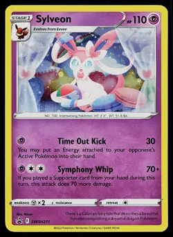 Pokemon SWSH: Sword & Shield Promo Cards SWSH211 Sylveon Holo SWIRL - Image 1