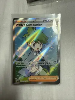 Wally’s Compassion Pokemon TCG Mega Evolutions Base 176/132 Illustration Rare - Image 1