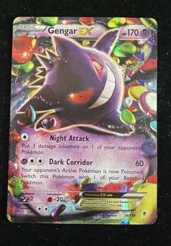 Gengar EX 34/119 Pokemon TCG Ultra Rare Holo XY Phantom Forces NM - Image 1
